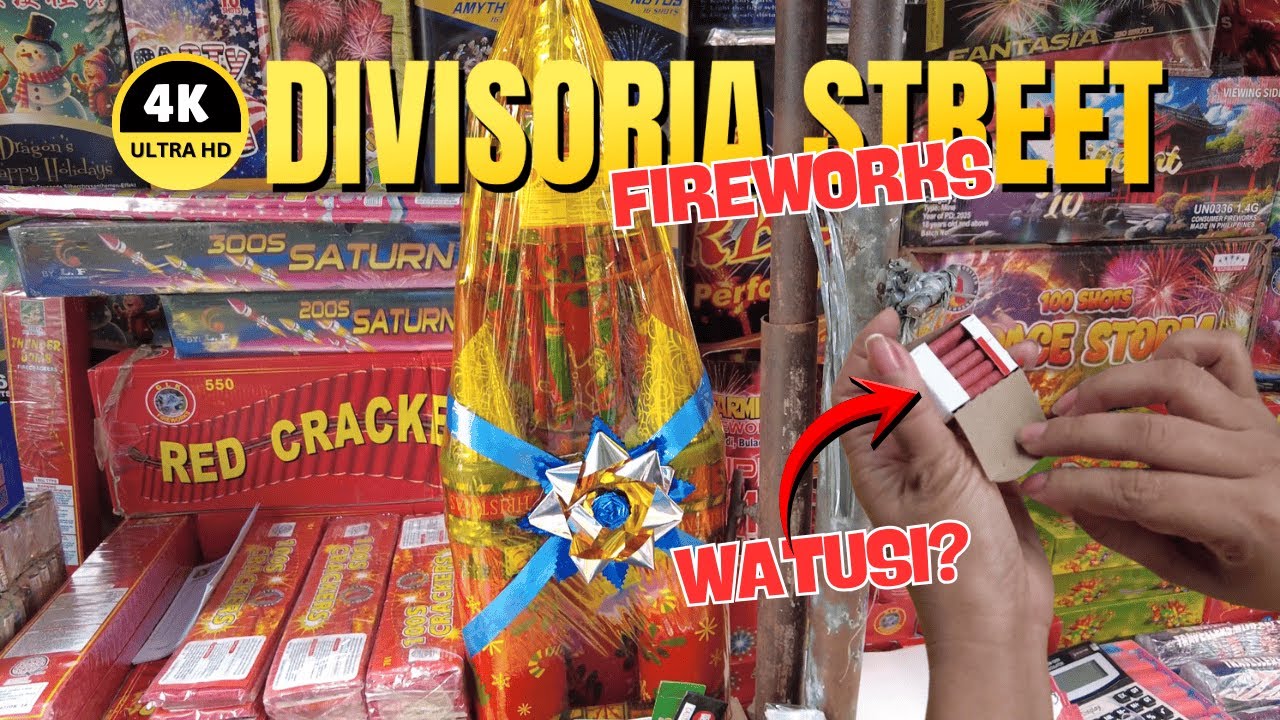 [4K] Divisoria Street Market  Murang Toys & Paputok Pang-Pasko at Bagong Taon 2025!