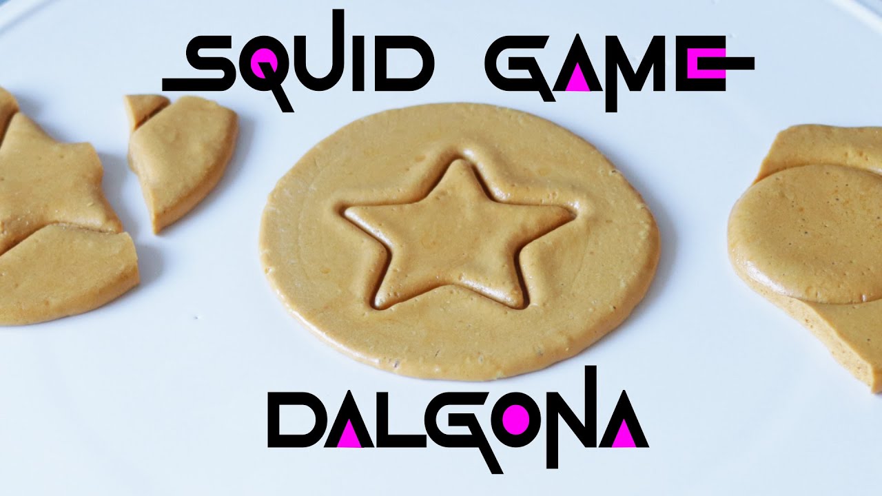 How to Make Squid Game Cookies | Squid Game Dalgona Candy recipe