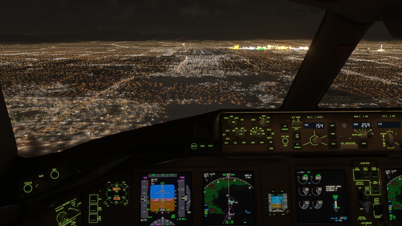 London to Las Vegas - PMDG 777 Long Haul Quiet Cruise - Real Airline Pilot MS Flight Simulator 2024