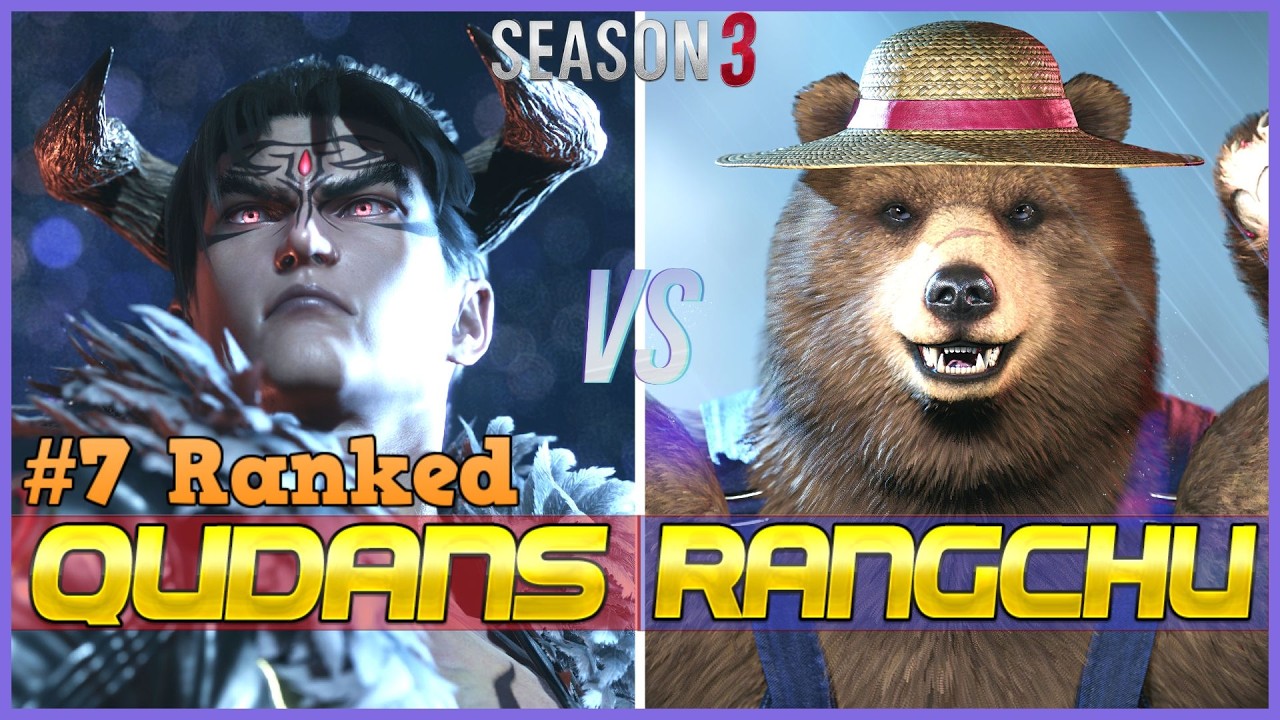 T8 S3 ▰ QUDANS (#7 Ranked Devil Jin) Vs RANGCHU (Kuma) ▰ Tekken 8 High Level Gameplay