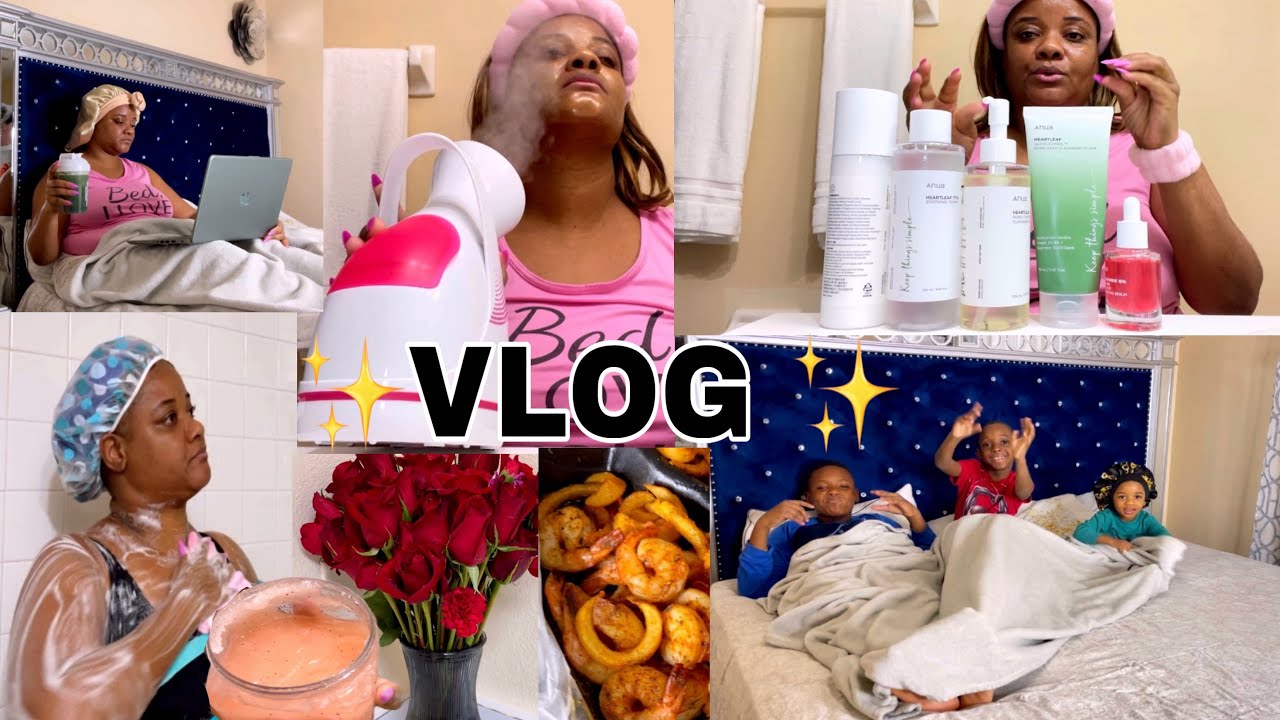 Night Routine/ Yon Jou Nan Lavim / Mwen Fatigue😥yo fèm surprise Pou Fèt Manman❤️Skincare routine🌸