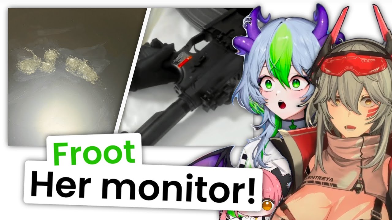 VShojo talents react to Nagi shooting her monitor during her debut stream...