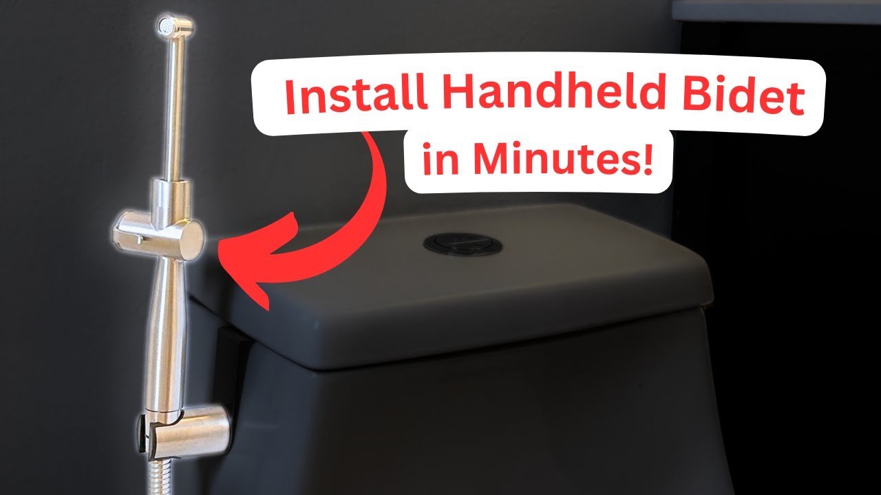 🔧 How to Install a Handheld Bidet Sprayer | Easy Step-by-Step Bathroom Upgrade