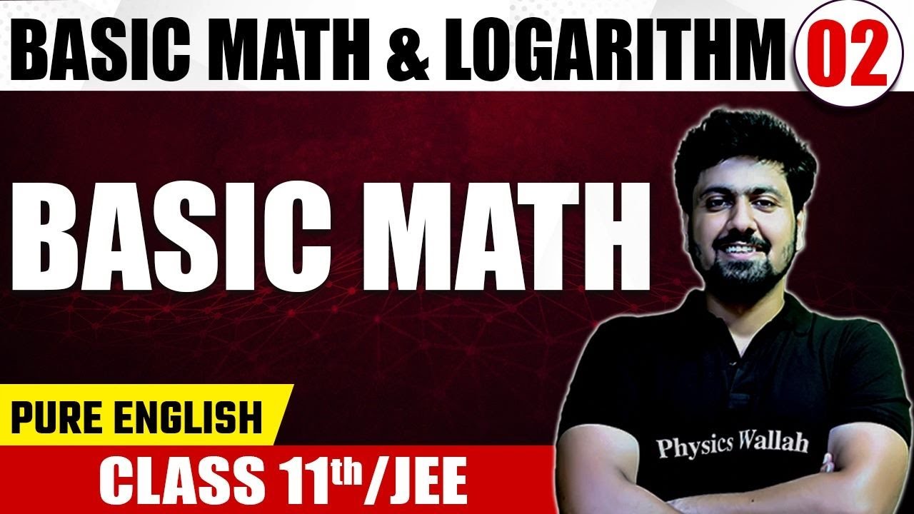 BASIC MATH - LOGARITHM 02 | Basic Symbols Used in Inequalities | Math | Pure English | Class 11th