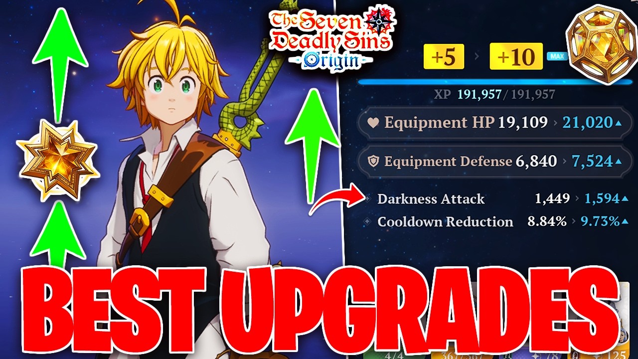 DONT MAKE THIS MISTAKE! BEST TRANSCENDENCE GEAR TO MAKE! | 7DS: Origin