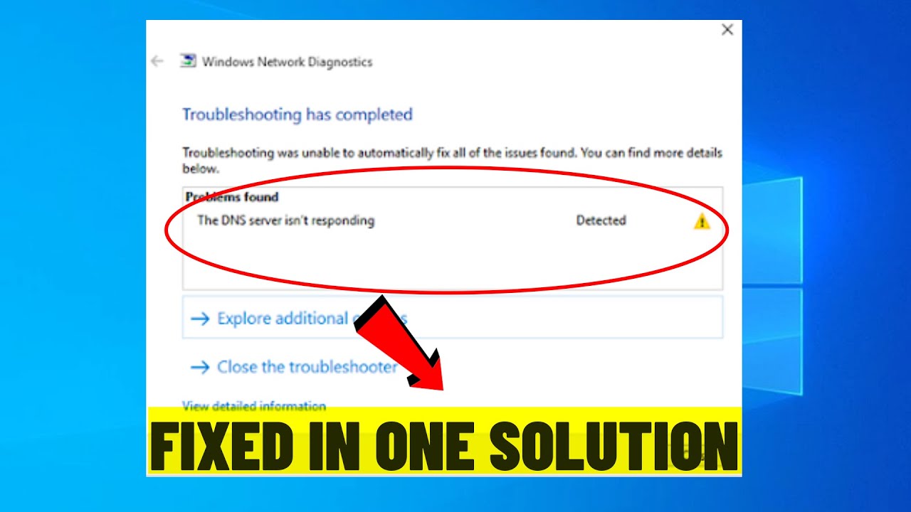 (FIXED) DNS Server isn't Responding problem in windows 10/11 | fixed | 2023