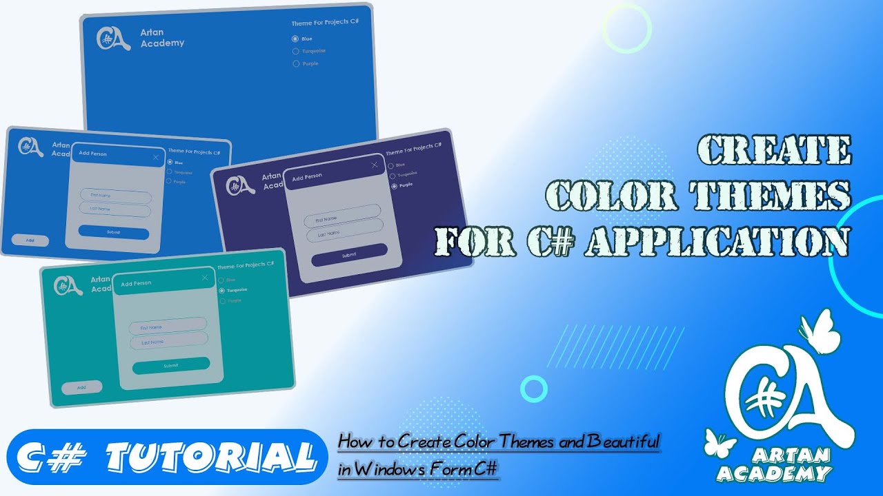 C# Creating Color Theme for C# Application