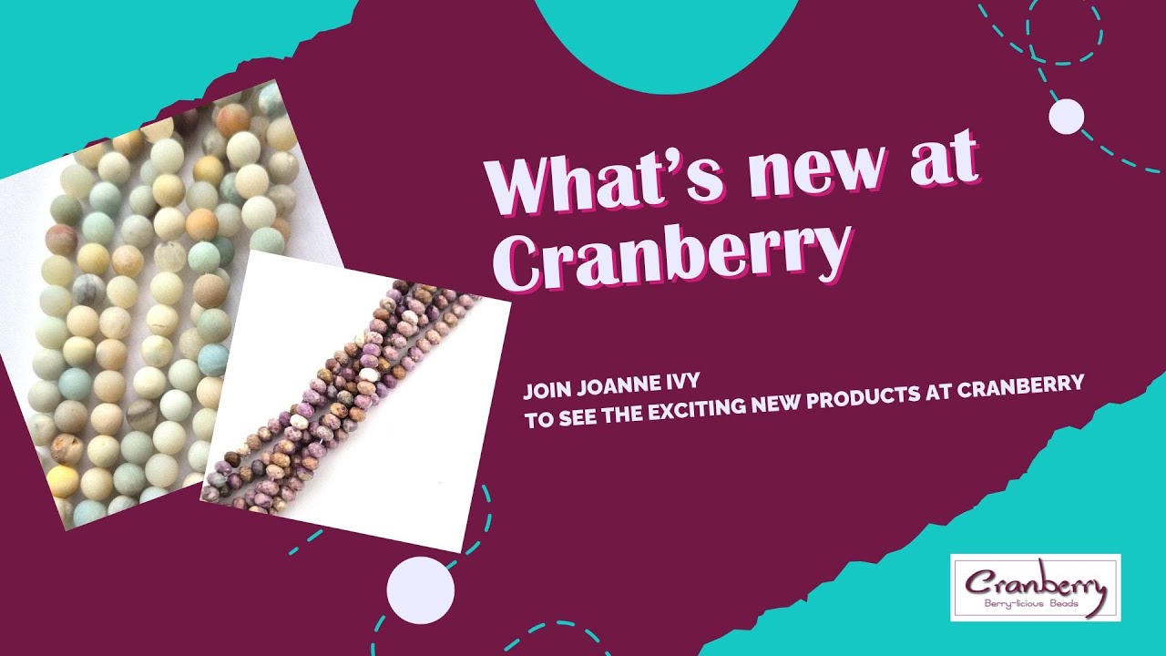 NEW gemstone beads at Cranberry - add these to your bead weaving.
