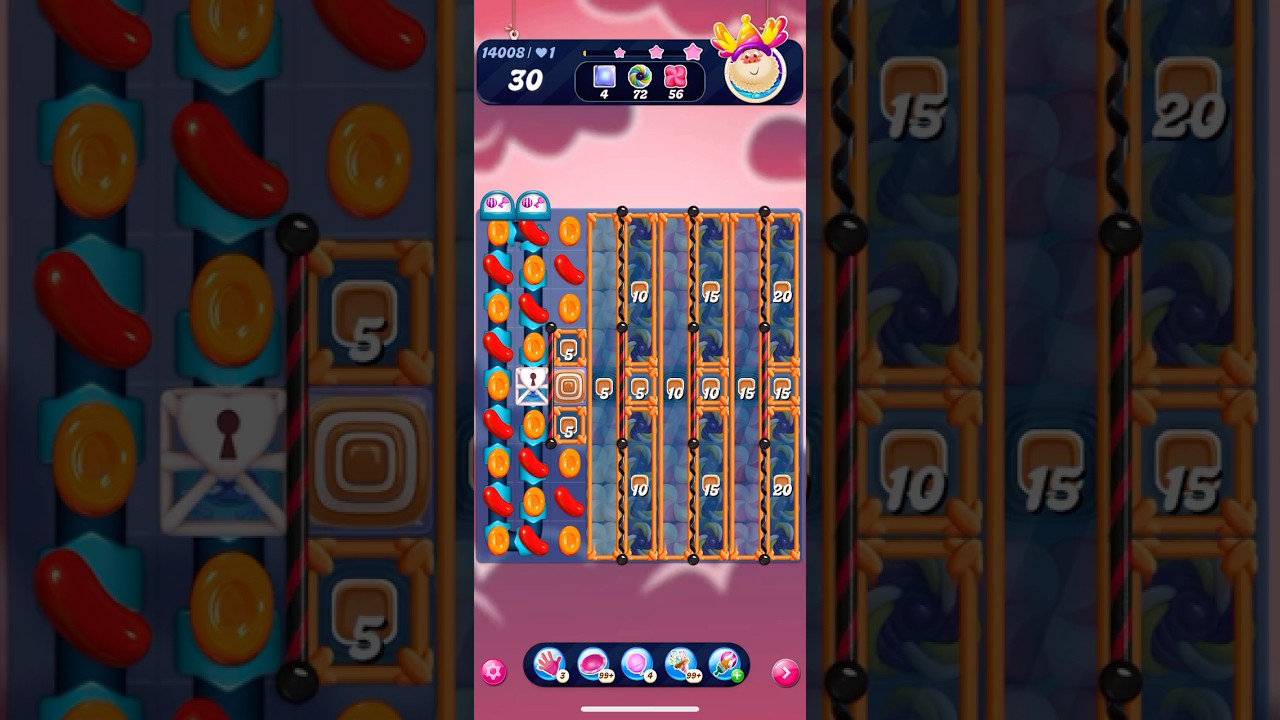 Candy Crush Saga Level 14015 25 moves NO BOOSTERS