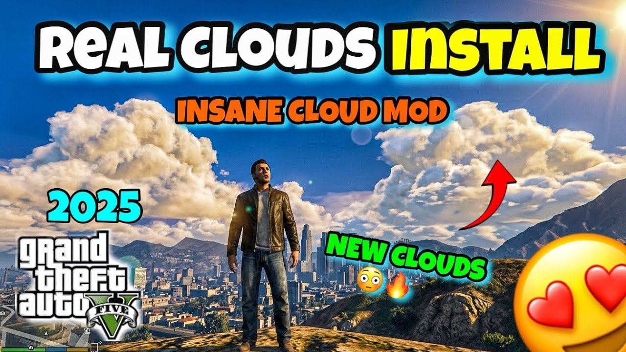 How to Install REAL CLOUD MOD in GTA 5 | Realistic Clouds in GTA 5 | Step by Step Guide