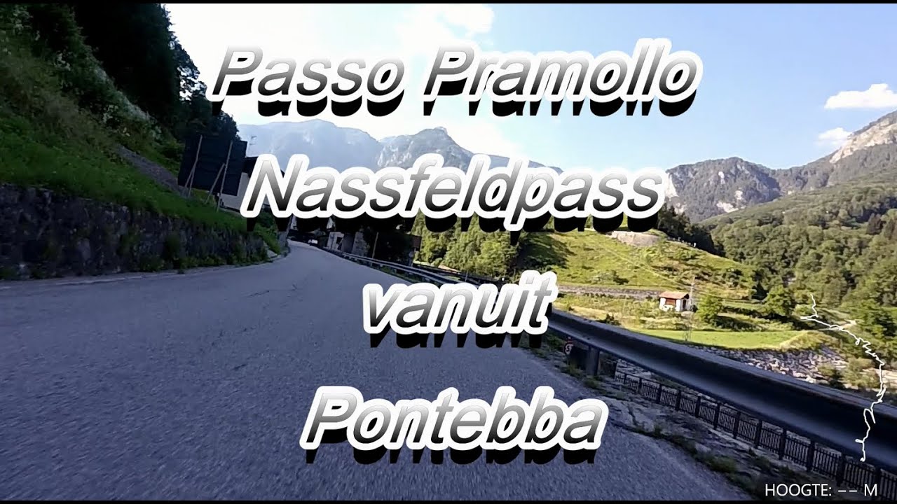 Passo Pramollo Nassfeldpass vanuit Pontebba Honda Varadero XL 1000 2020