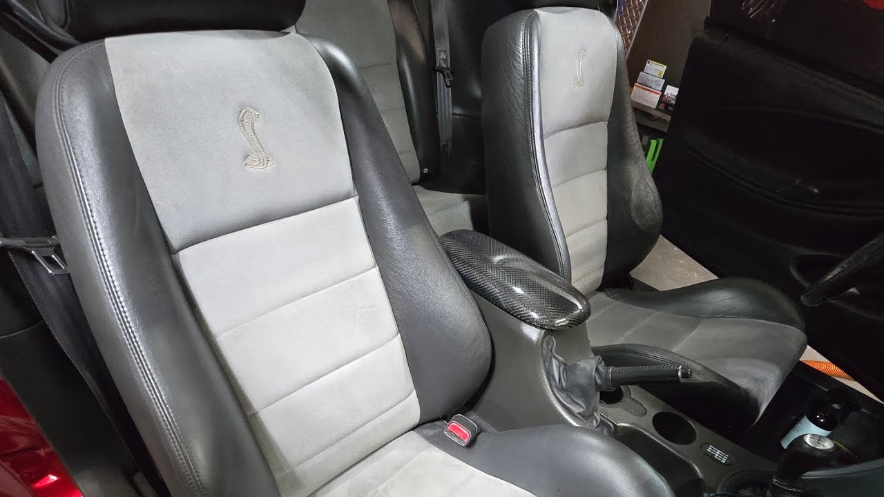 How to clean your 2003 Cobra Suede / Alcantara seats.