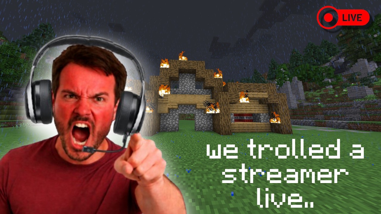 we trolled a streamer LIVE