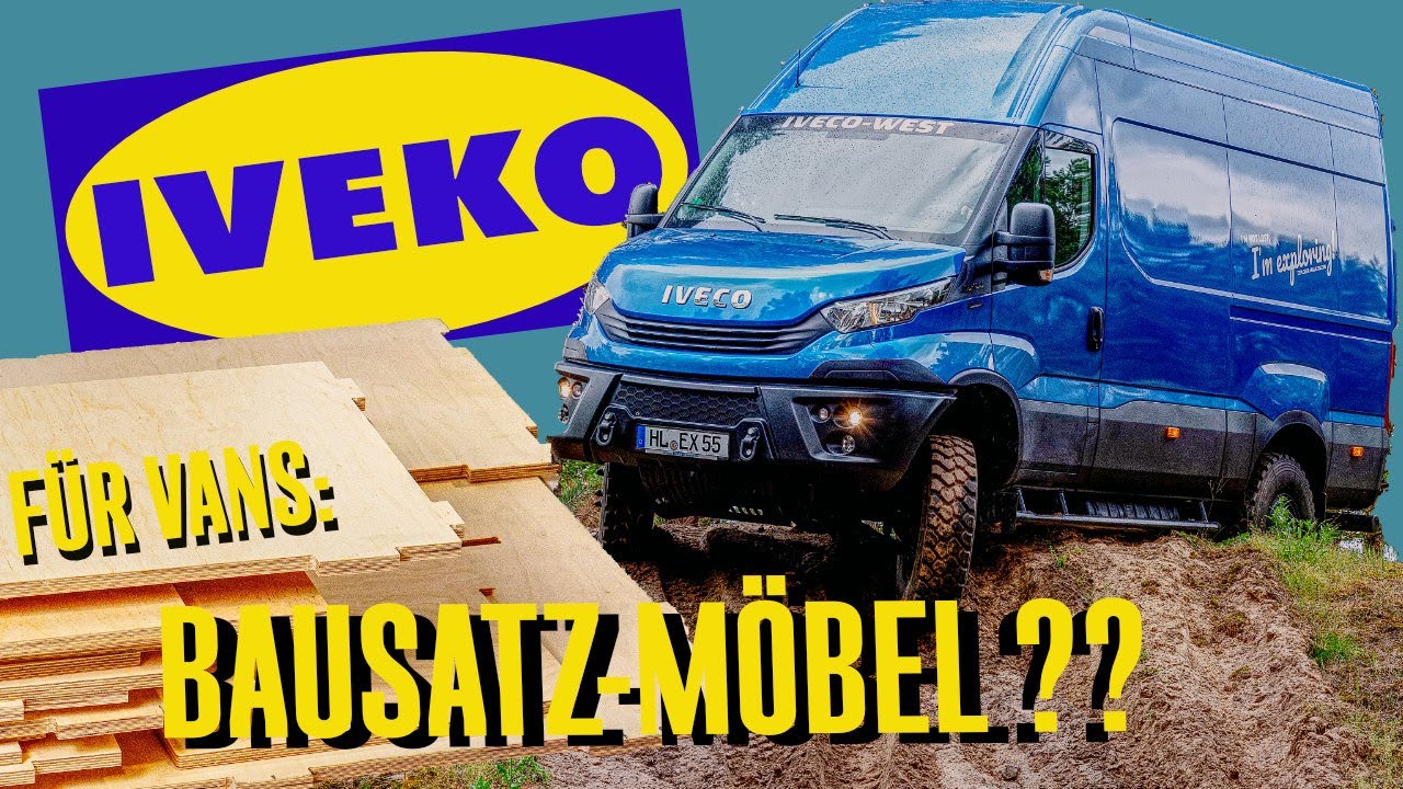 Bausatz-Möbel für Camper-Vans: Projektidee für den Iveco Daily 4x4 | 🇩🇪+🇬🇧🇺🇸