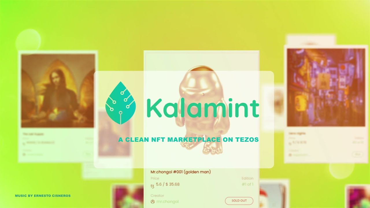 Explore NFTs on Kalamint.io, the #CleanNFT marketplace on Tezos.
