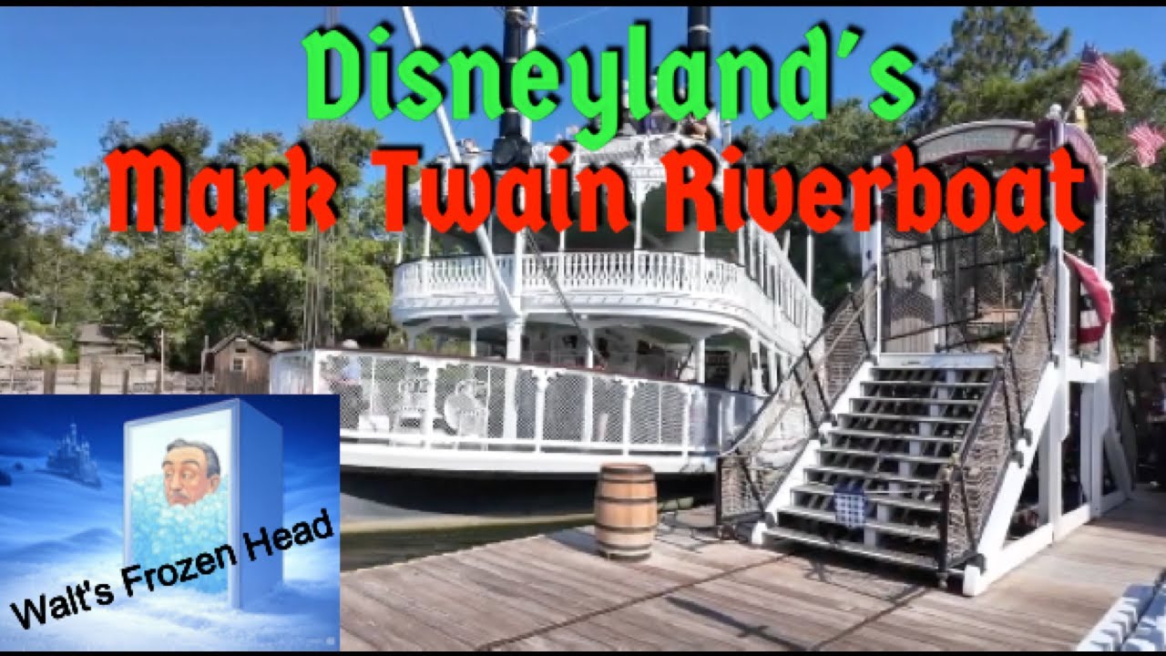 Voyage on Disneyland&rsquo;s Mark Twain Riverboat on the Rivers of America POV
