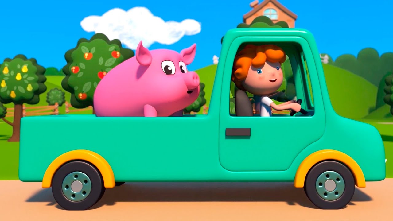 Un cerdito en camioneta | Canciones infantiles | El gatito Kot&eacute;