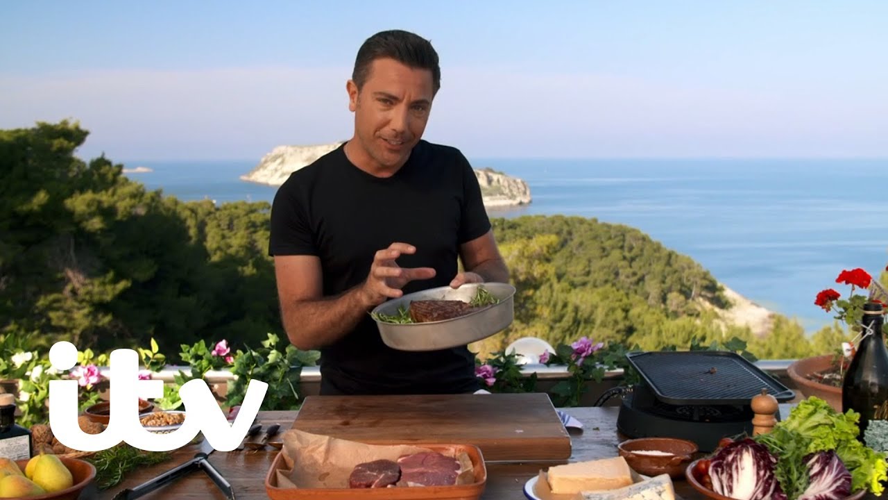 Gino's Italian Coastal Escape | Steak Tagliata With Pear, Walnut and Gorgonzola Salad | ITV