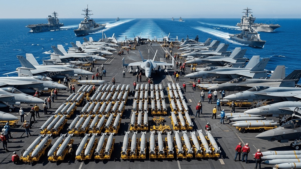 High Alert! U.S. Navy Deploys Dozens of F-18 Super Hornet Armed with Stealth cruise missile
