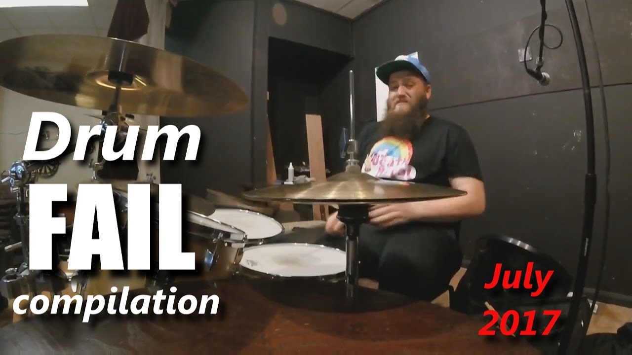Drum FAIL compilation July 2017 | RockStar FAIL