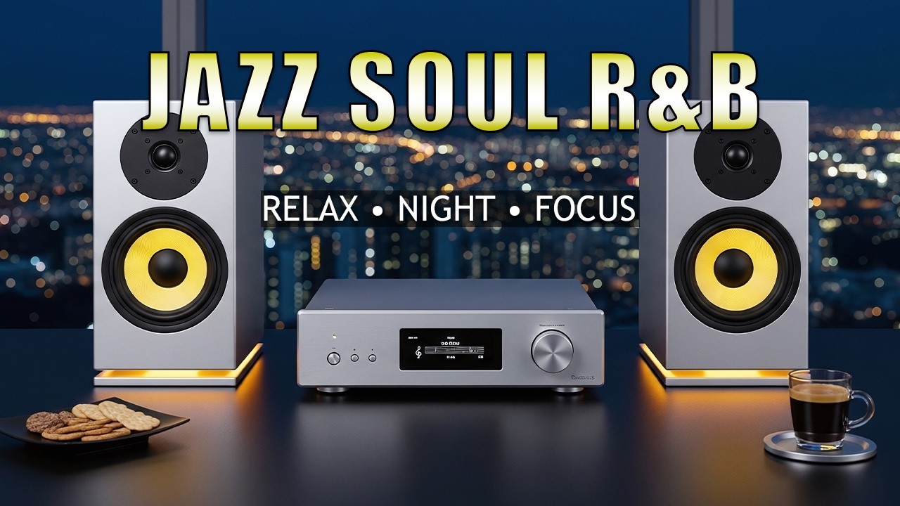 Smooth Jazz & Soulful R&B 🎧 Gentle Instrumentals for Deep Focus & Productive Work
