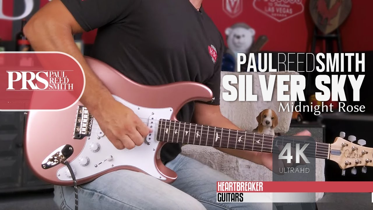 PRS John Mayer Silver Sky - Midnight Rose