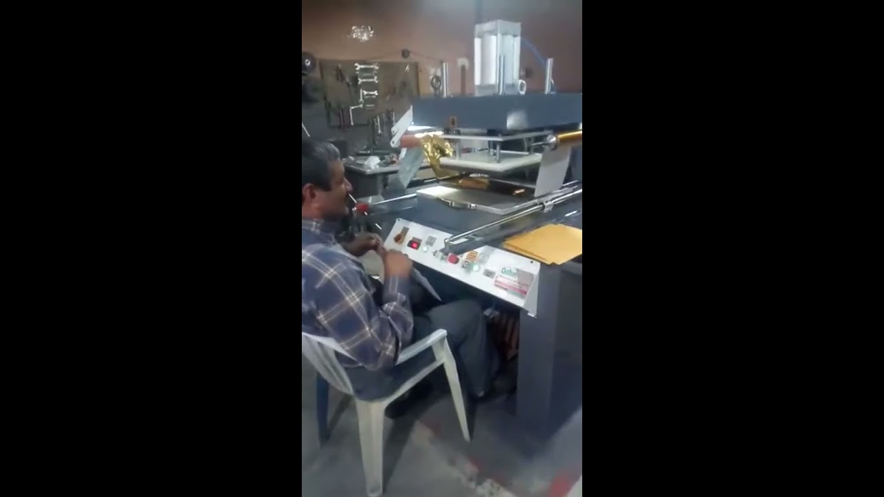 Klişe Yaldız Varak Gofre Kabartma Baskı Makinası Akyol Makina Sanayi