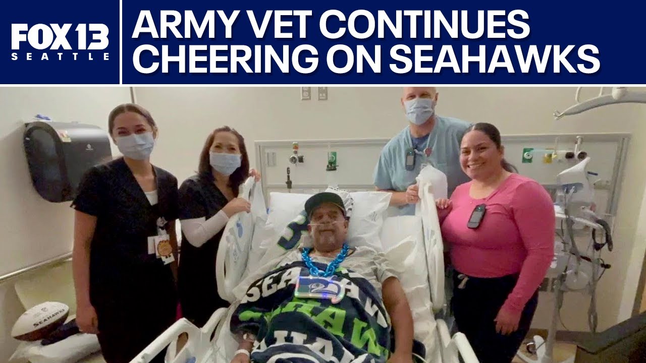 Army vet continues to cheer on Seahawks for Super Bowl win | FOX 13 Seattle
