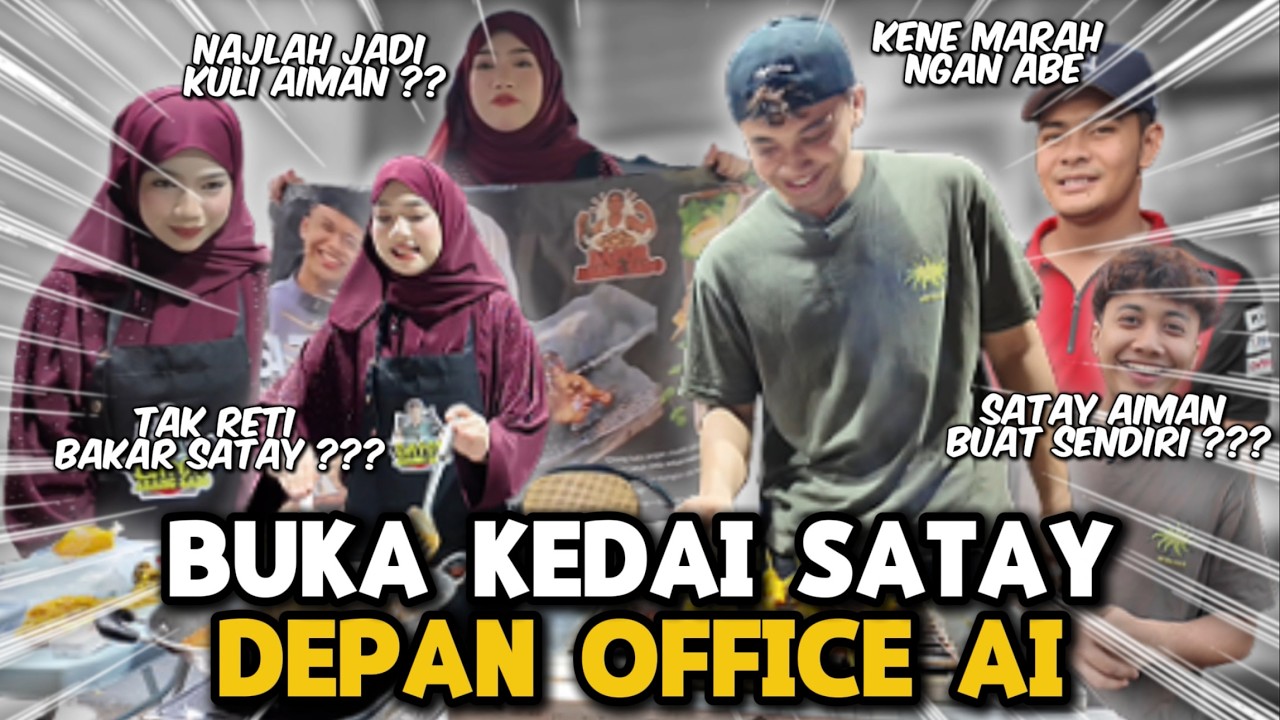 AIMALA BUKA KEDAI DEPAN OFFICE ‼️ SOLD OUT ⁉️ABE MARAH SEBAB HABIS AWAL ‼️