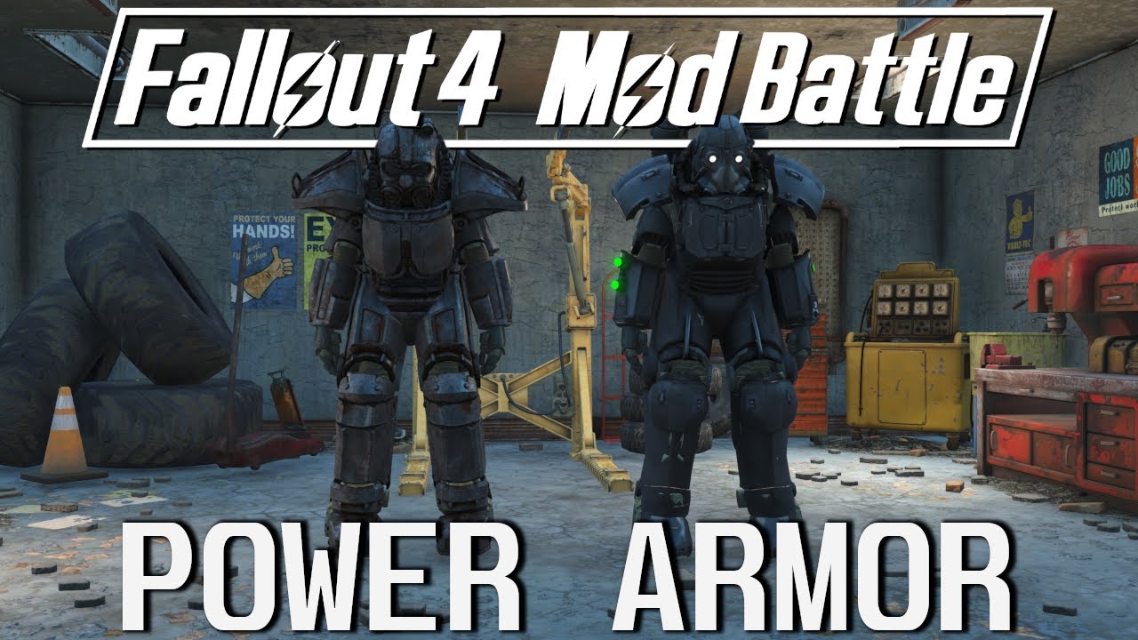 8 комплектов силовой брони для Fallout 4 — Mod Battle