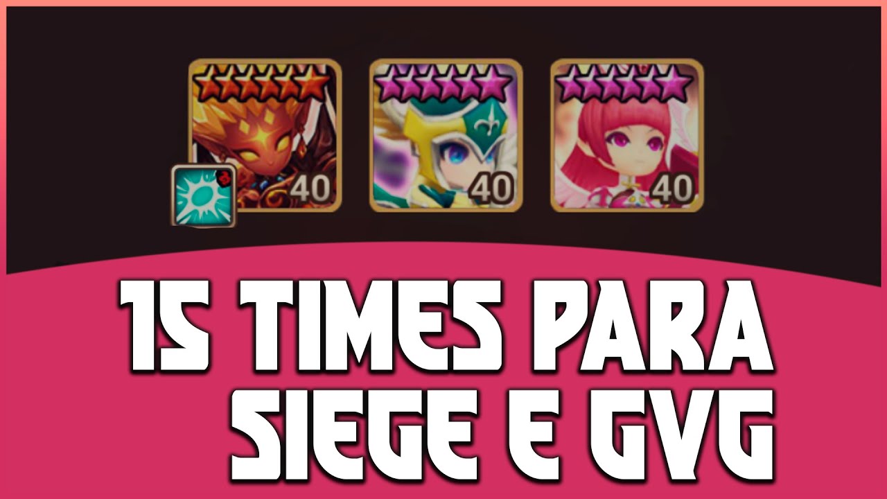15 TIMES (+4 EXTRAS) QUE VOCÊ PRECISA FAZER PARA MANDAR BEM NA SUA SIEGE OU GVG!