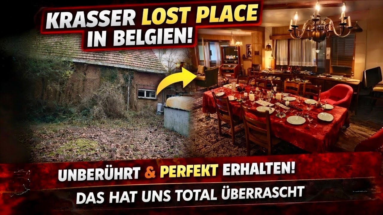 Unberührter Lost Place in Belgien🏚️🇧🇪– Innen wie eingefroren in der Zeit😱🤩