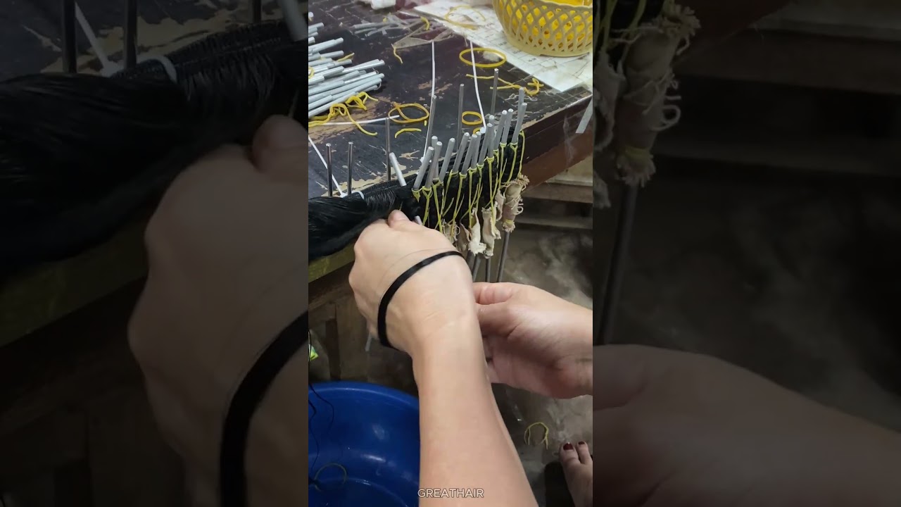 Inside the Factory: How Curly & Wavy Weft Hair Extensions Are Made &ndash; Step-by-Step Process