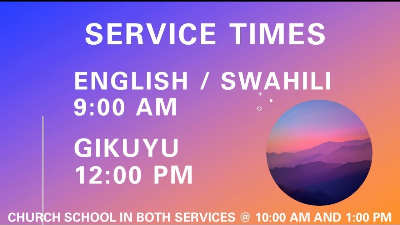 KCIC Swahili/Kikuyu service | January 25 2026