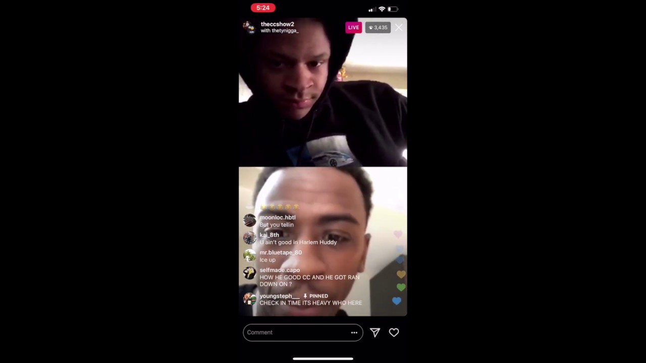 SAYDAT MOVES HOT IN APPLE STORE ON THE CC SHOW LOL