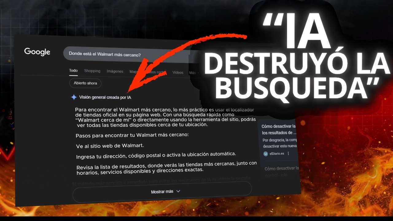 &iquest;Por qu&eacute; Ya No Puedes Buscar Nada en Google? C&oacute;mo la IA est&aacute; Destrozando los Resultados