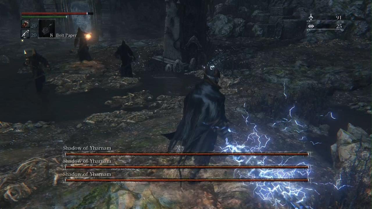 how to beat Shadow of Yharnam in under 5 minutes (no commentary)