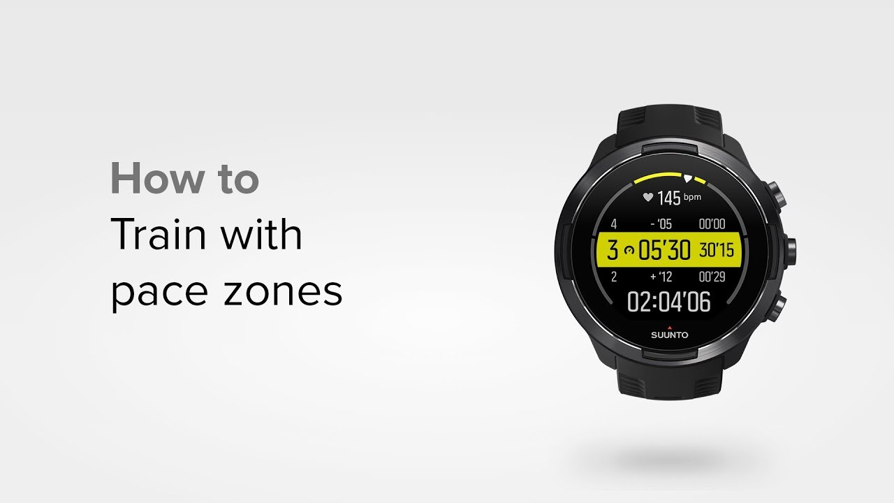 Suunto 9 and Suunto Spartan - How to train with pace zones