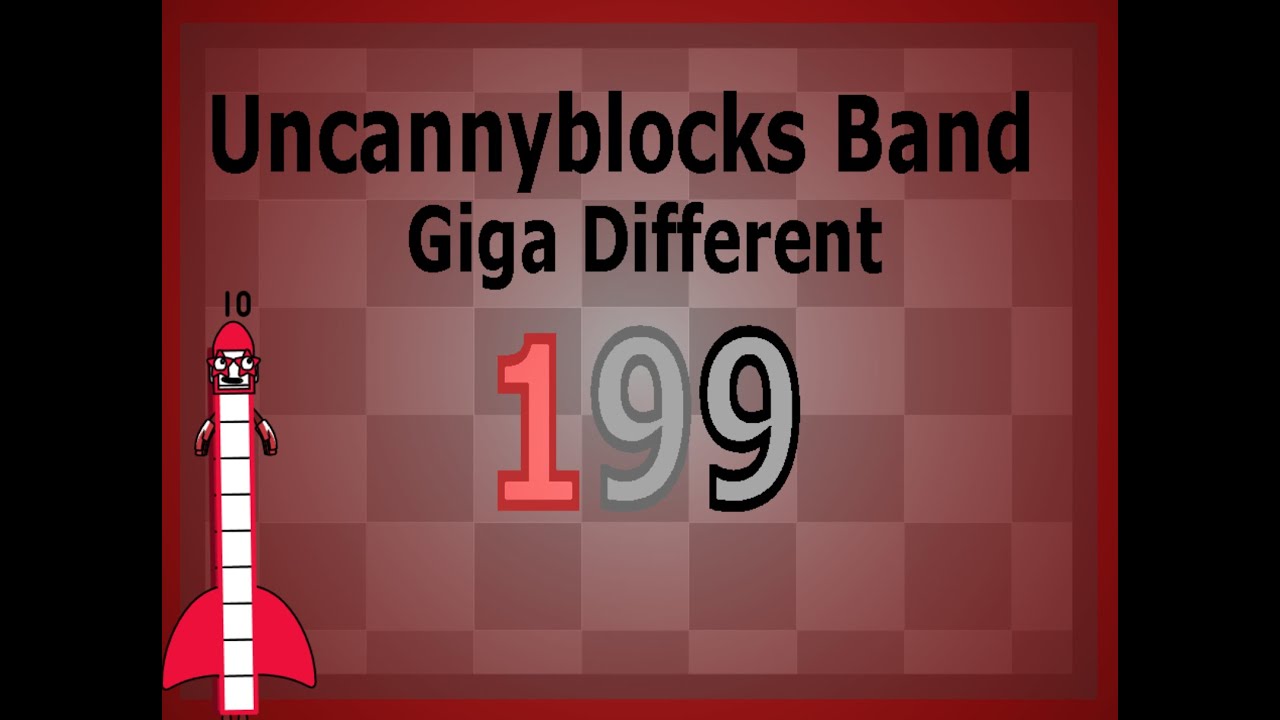 Uncannyblocks Band Giga Different 1981 - 1990 (Not made for kids) (read desc)