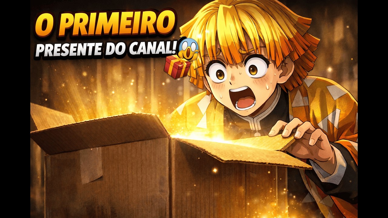 O PRIMEIRO PRESENTE DO CANAL 😳🔥