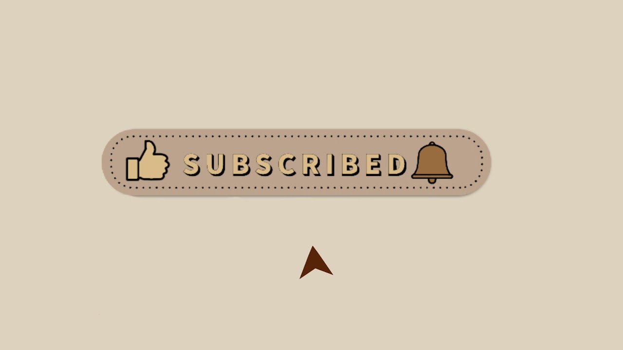 aesthetic subscribe button with audio / free download / no credit needed / no copyright