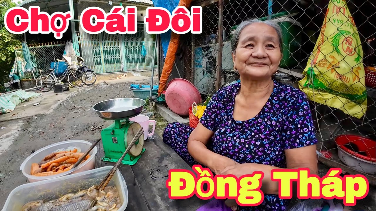 Chợ Cái Đôi Lai Vung Đồng Tháp Người Lớn Tuổi Khó Khăn Hạnh Phúc Nhận Quà Từ Mỹ | Khương Nhựt Minh