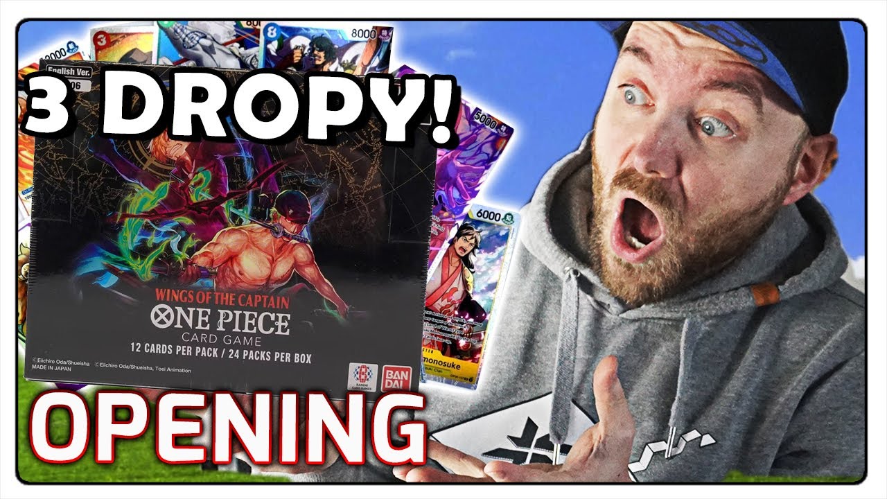 3 RZADKIE DROPY! TRAFIŁEM RZADKI BOOSTER BOX! ONE PIECE OP-06 WINGS OF THE CAPTAIN!