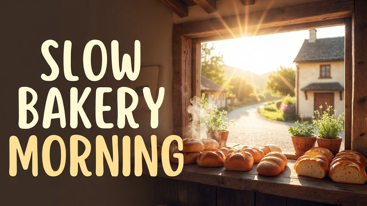 A Slow Morning in the Village Bakery |  Fresh Bread,| Warm Sunlight & Peaceful ASMR |