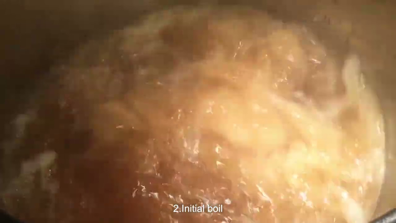 The process of wort boiling for beer brewing equipment