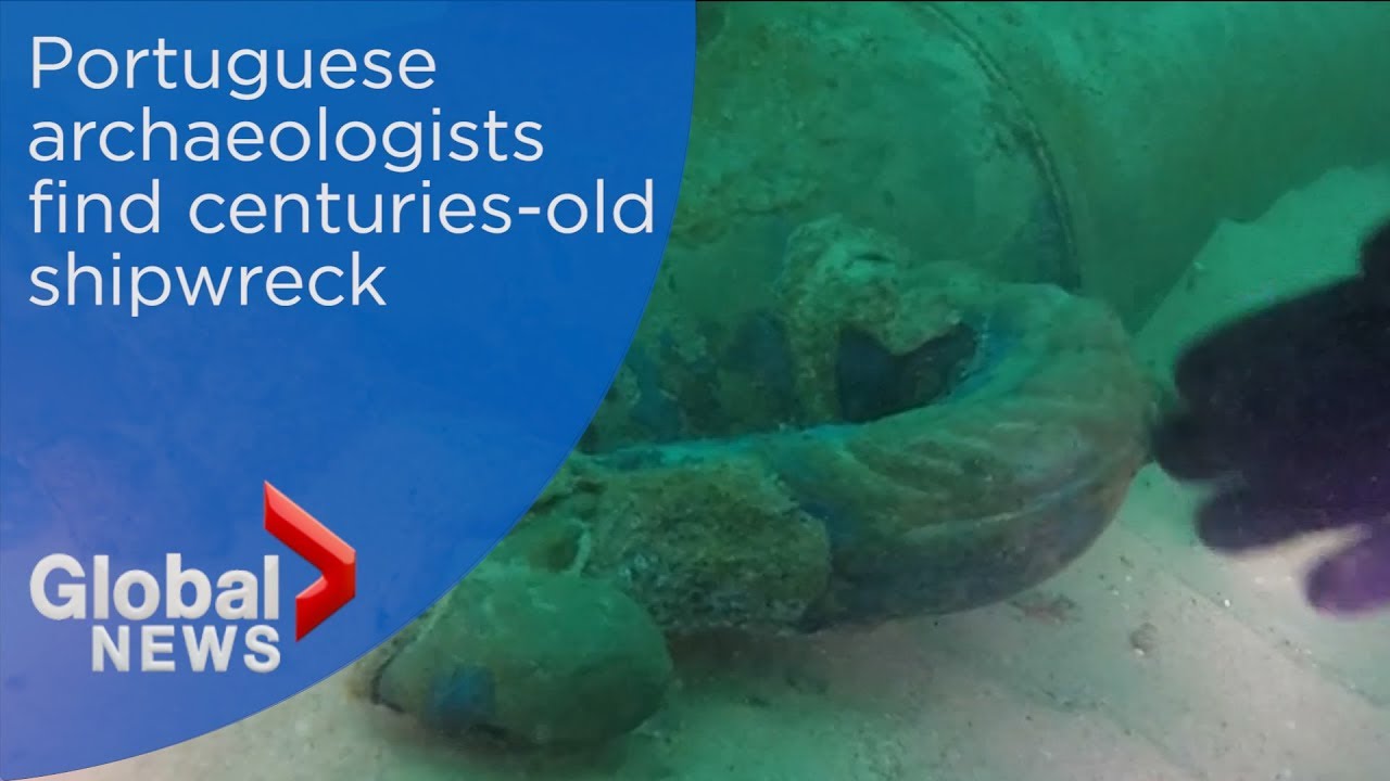 Portuguese archaeologists find centuries-old shipwreck