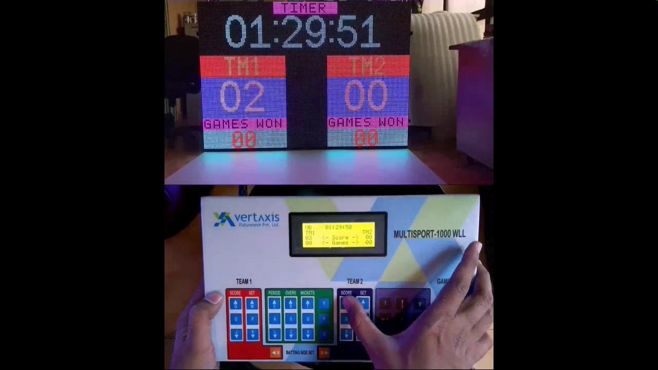 Vertaxis Multisport Scoreboard 1000WLL