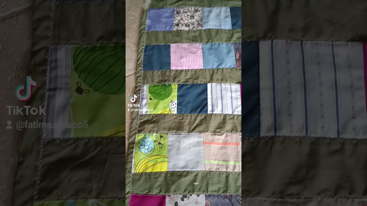 tapete em patchwork . Utilizo apenas material reciclado.♻️