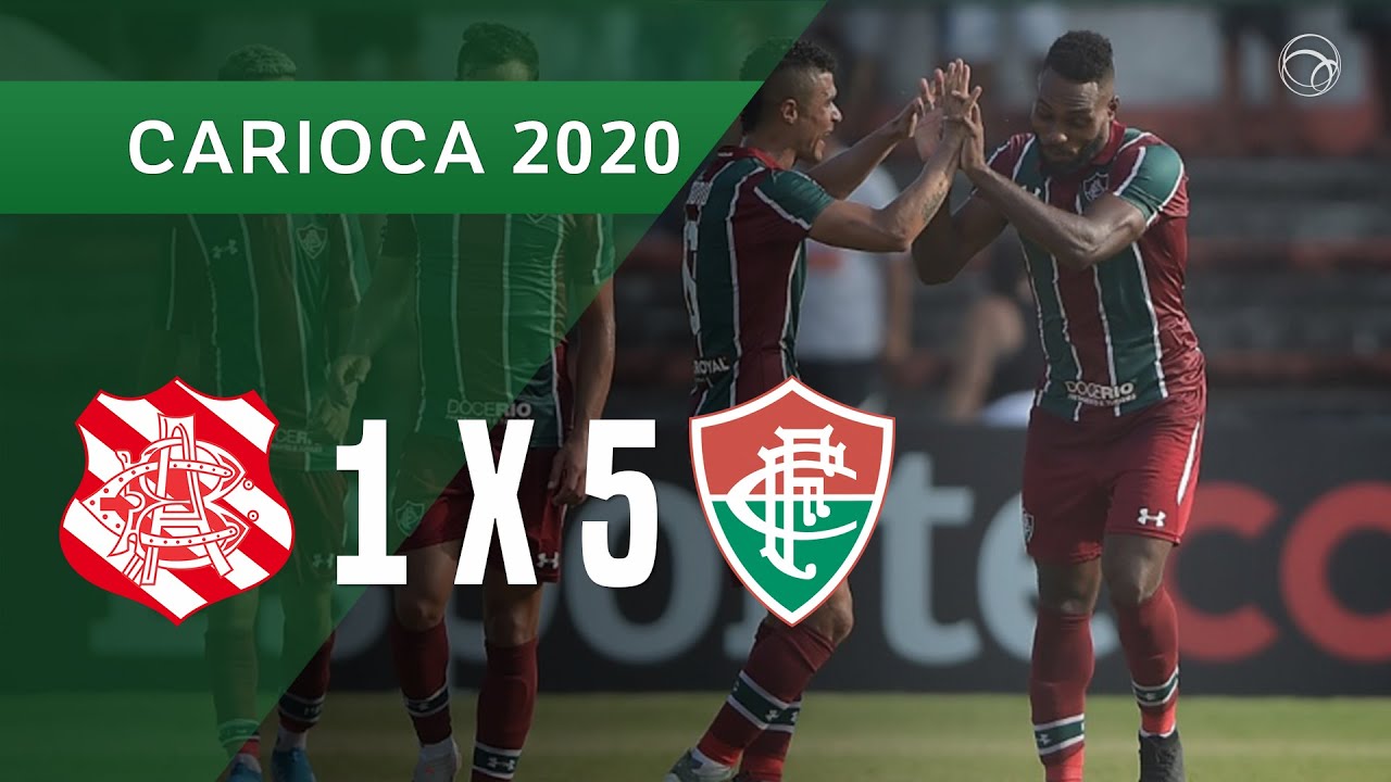 BANGU 1 X 5 FLUMINENSE - GOLS - 26/01 - CAMPEONATO CARIOCA 2020