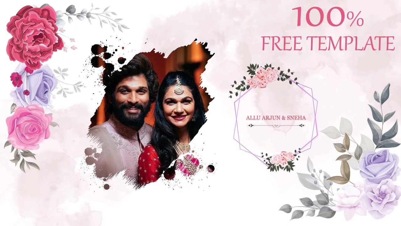 Latest Wedding Invitation Video Without Text | Free Green Screen Template | Link In Description